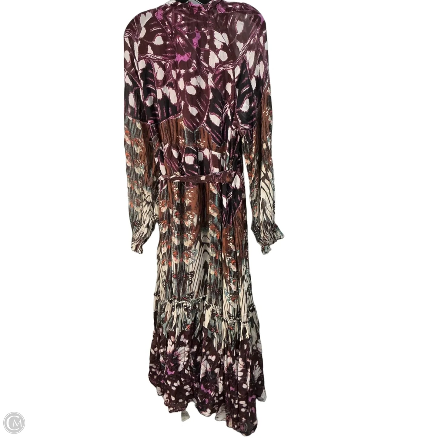 Dress Casual Maxi By Anthropologie In Purple, Size: L
