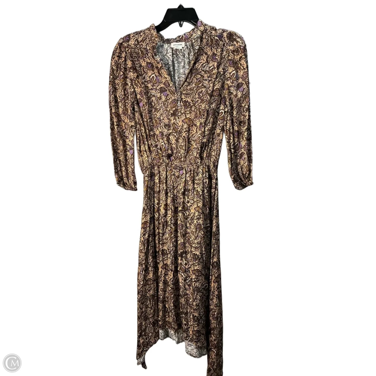Dress Casual Midi By Zadig And Voltaire In Brown, Size: S