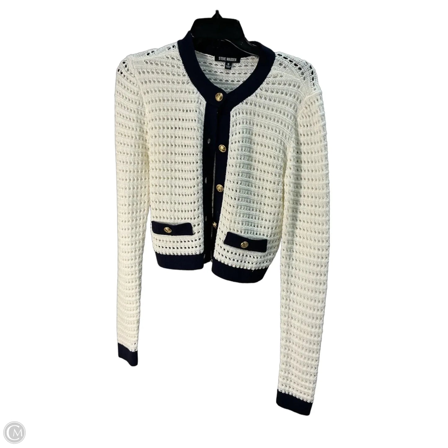 Sweater By Steve Madden In Cream, Size: S