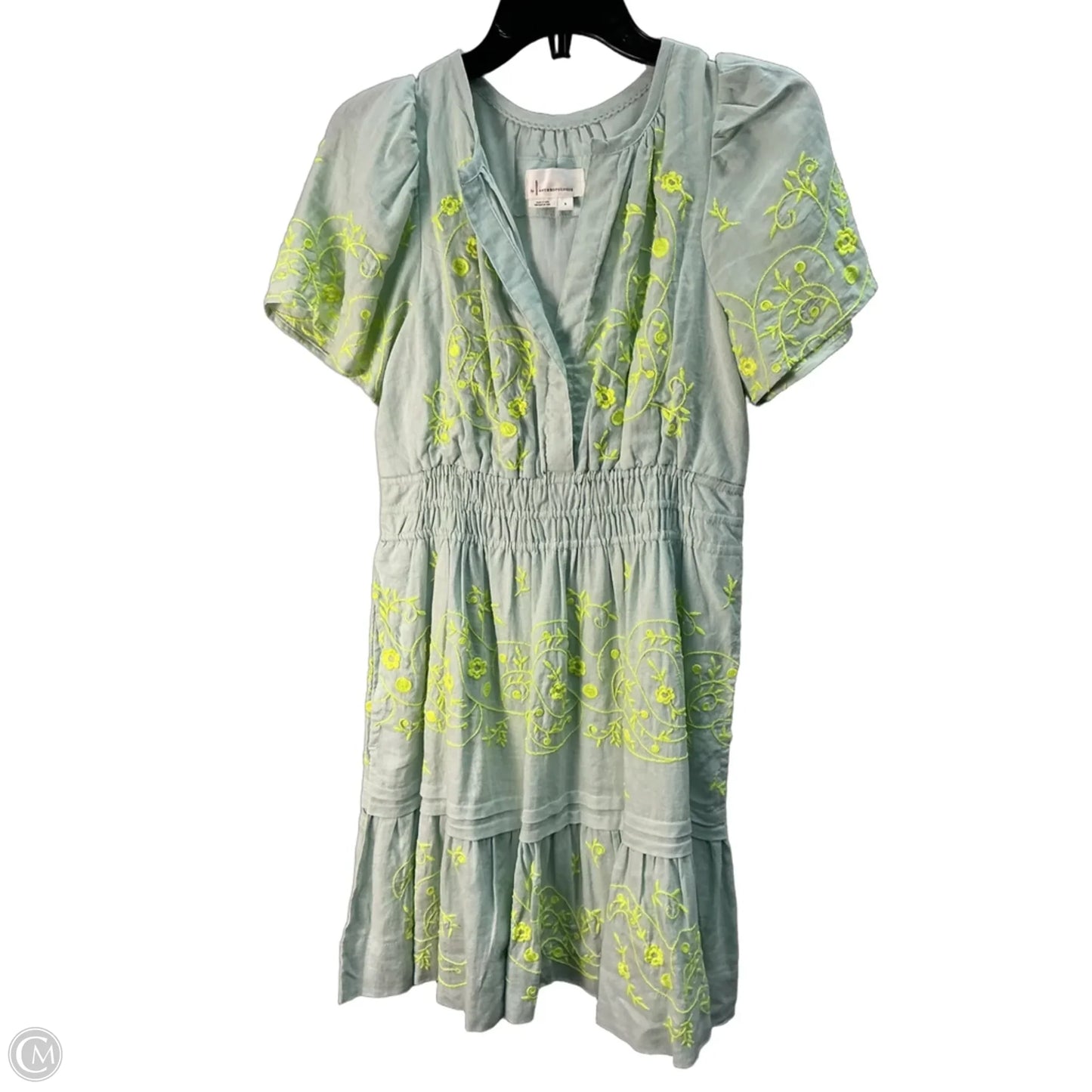 Dress Casual Midi By Anthropologie In Green, Size: S