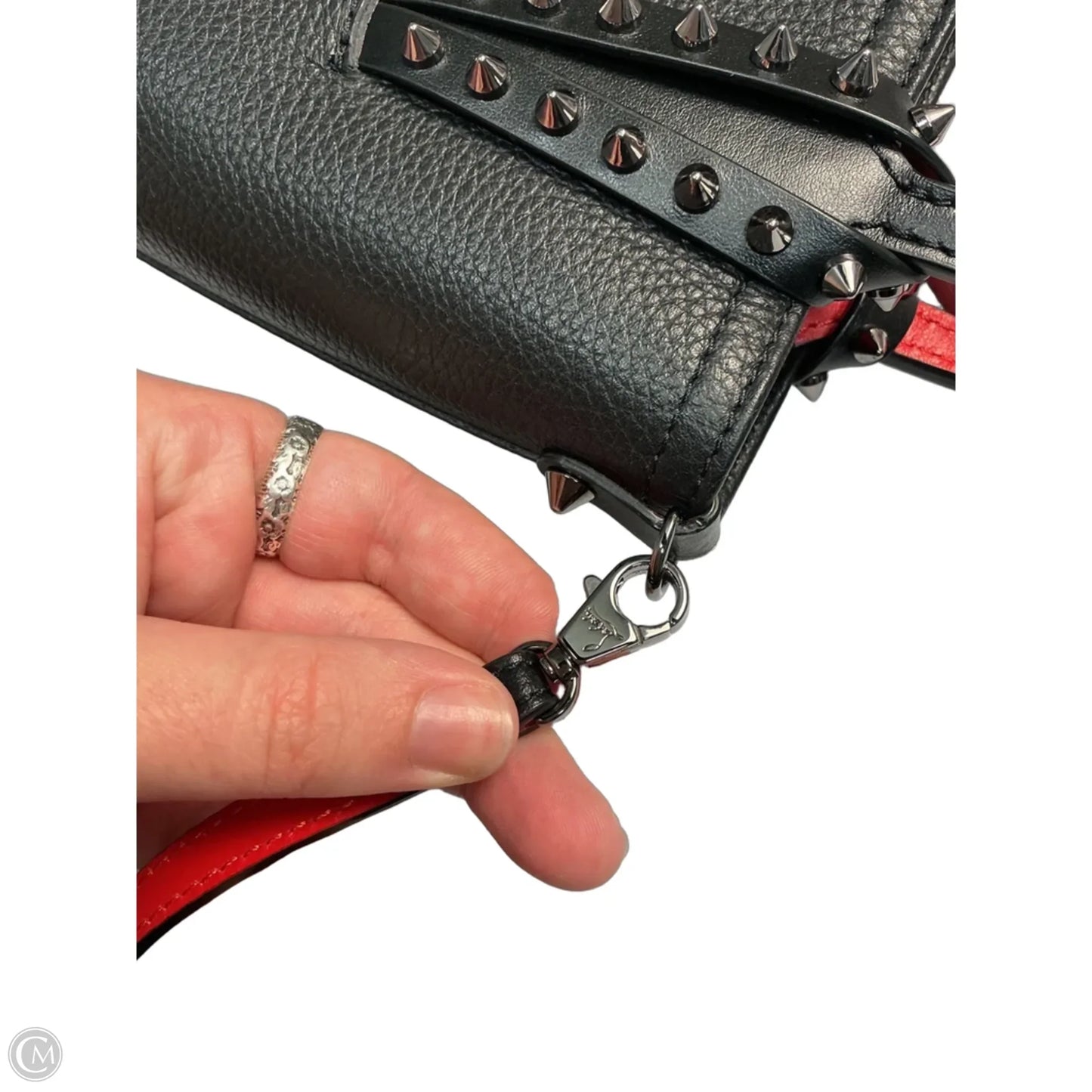 Tote Luxury Designer By Christian Louboutin, Size: Small