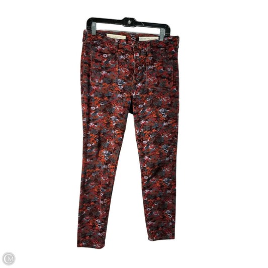 Pants Corduroy By Pilcro In Red, Size: 6