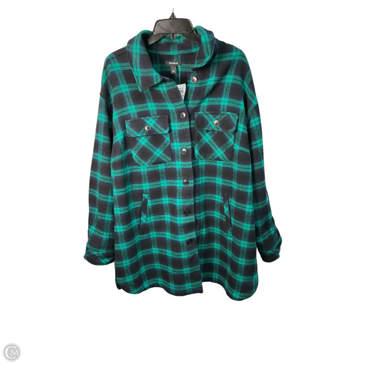 Jacket Other By Chicos In Green, Size: 16