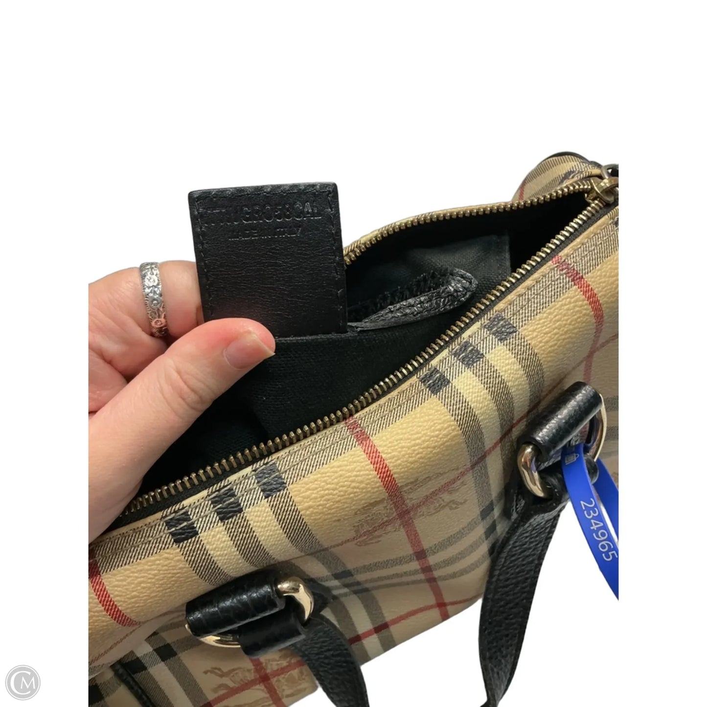 Handbag Luxury Designer By Burberry, Size: Medium