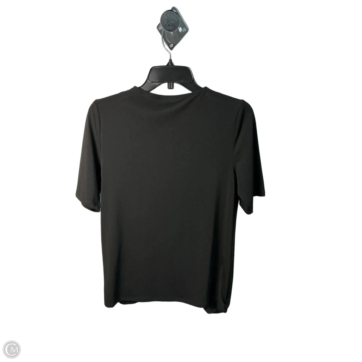Top Short Sleeve By Tahari In Black, Size: S