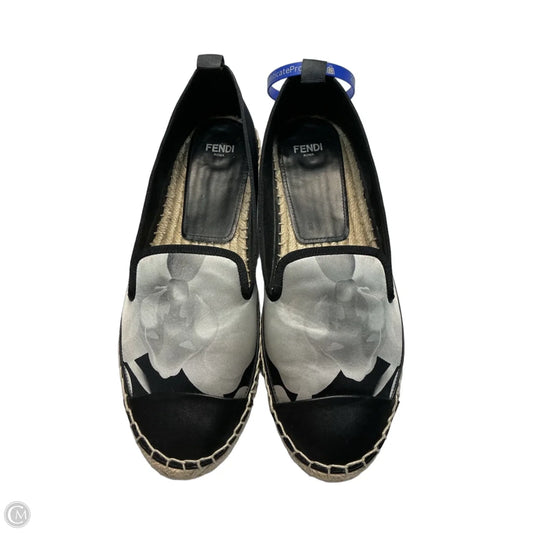 Shoes Luxury Designer By Fendi In Black, Size: 8.5