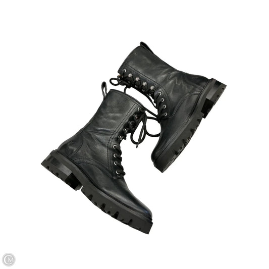 Boots Designer By Frye In Black, Size: 6.5