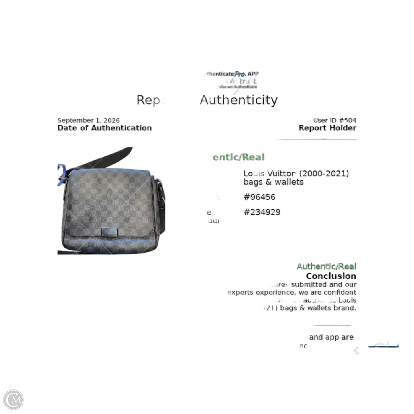 Crossbody Luxury Designer By Louis Vuitton, Size: Medium