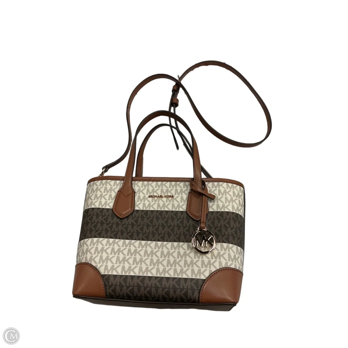 Handbag Leather By Michael By Michael Kors, Size: Medium