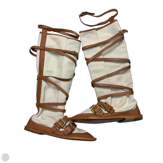 Boots Luxury Designer By Tods, Size: