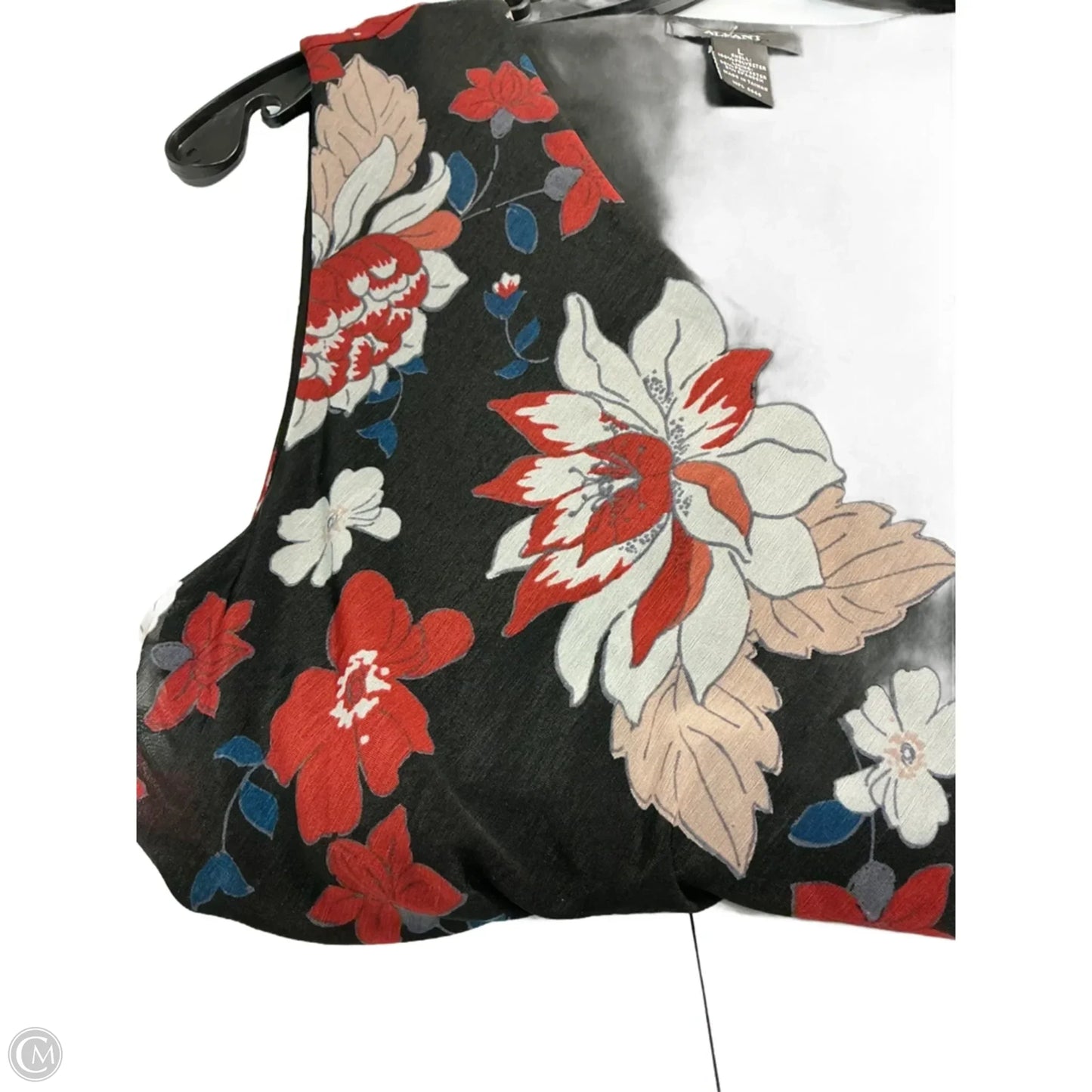 Top Sleeveless By Alfani In Black, Size: L