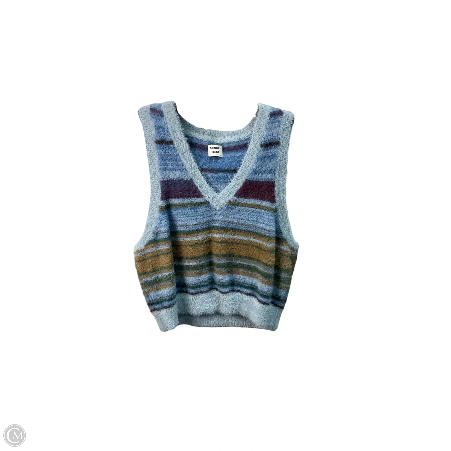 Vest Sweater By Sunday In Blue, Size: L