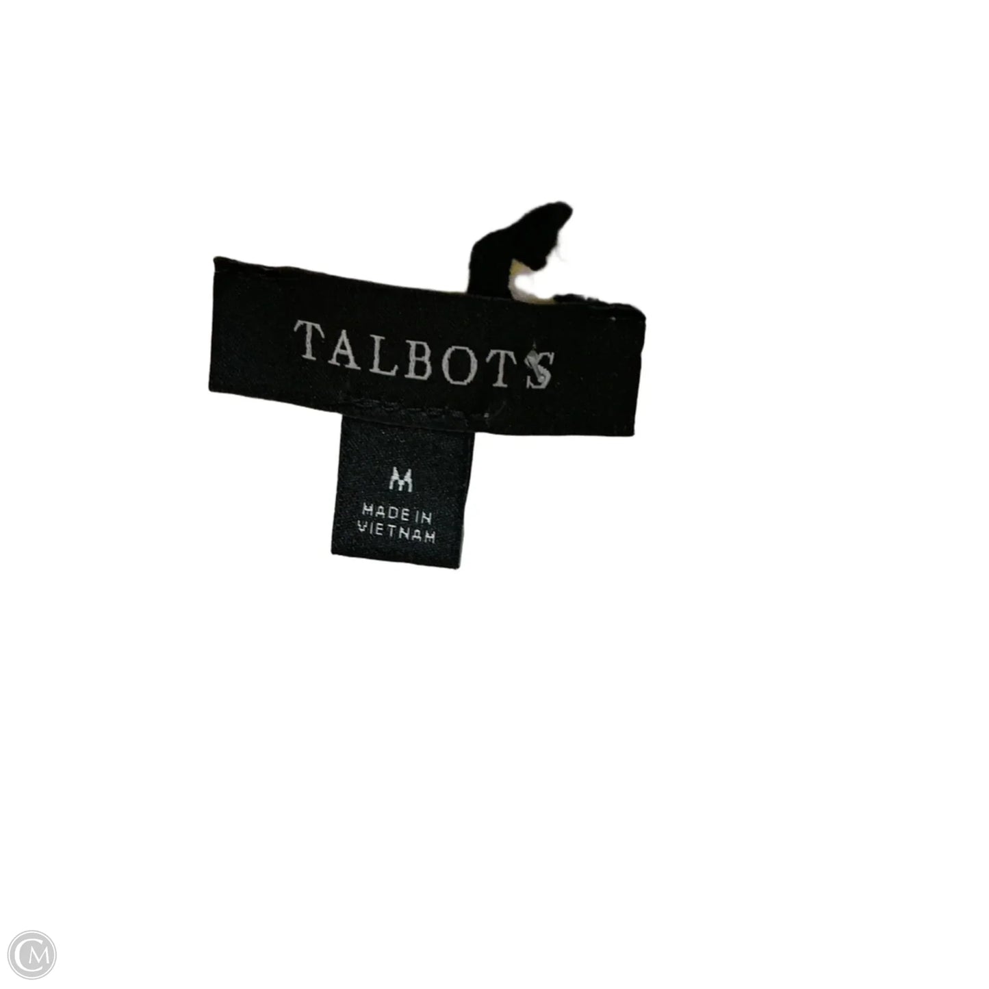 Top Sleeveless By Talbots In Yellow, Size: M