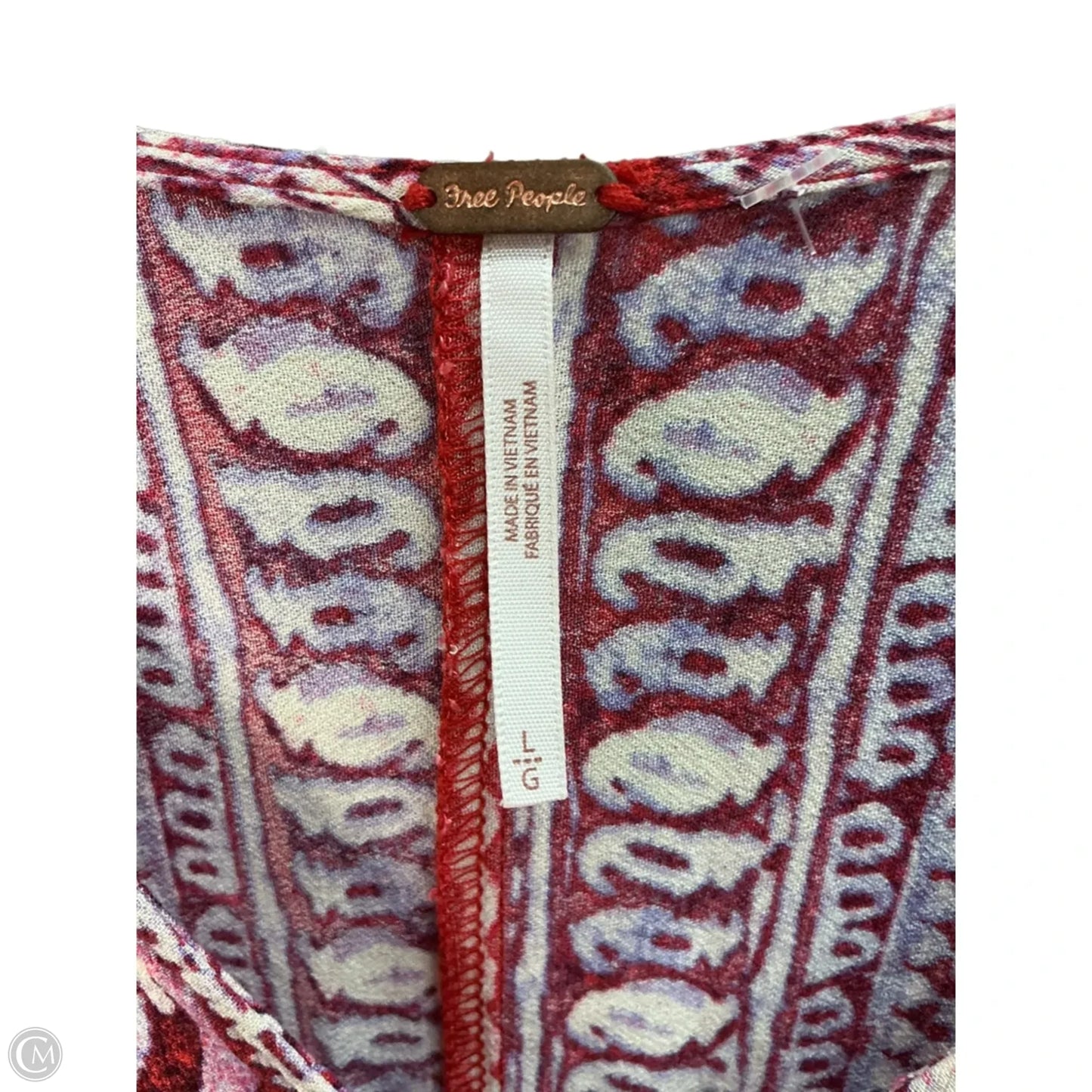 Top Long Sleeve By Free People In Red, Size: L