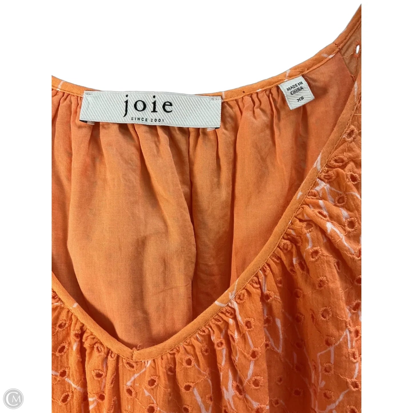 Dress Casual Midi By Joie In Orange, Size: Xs