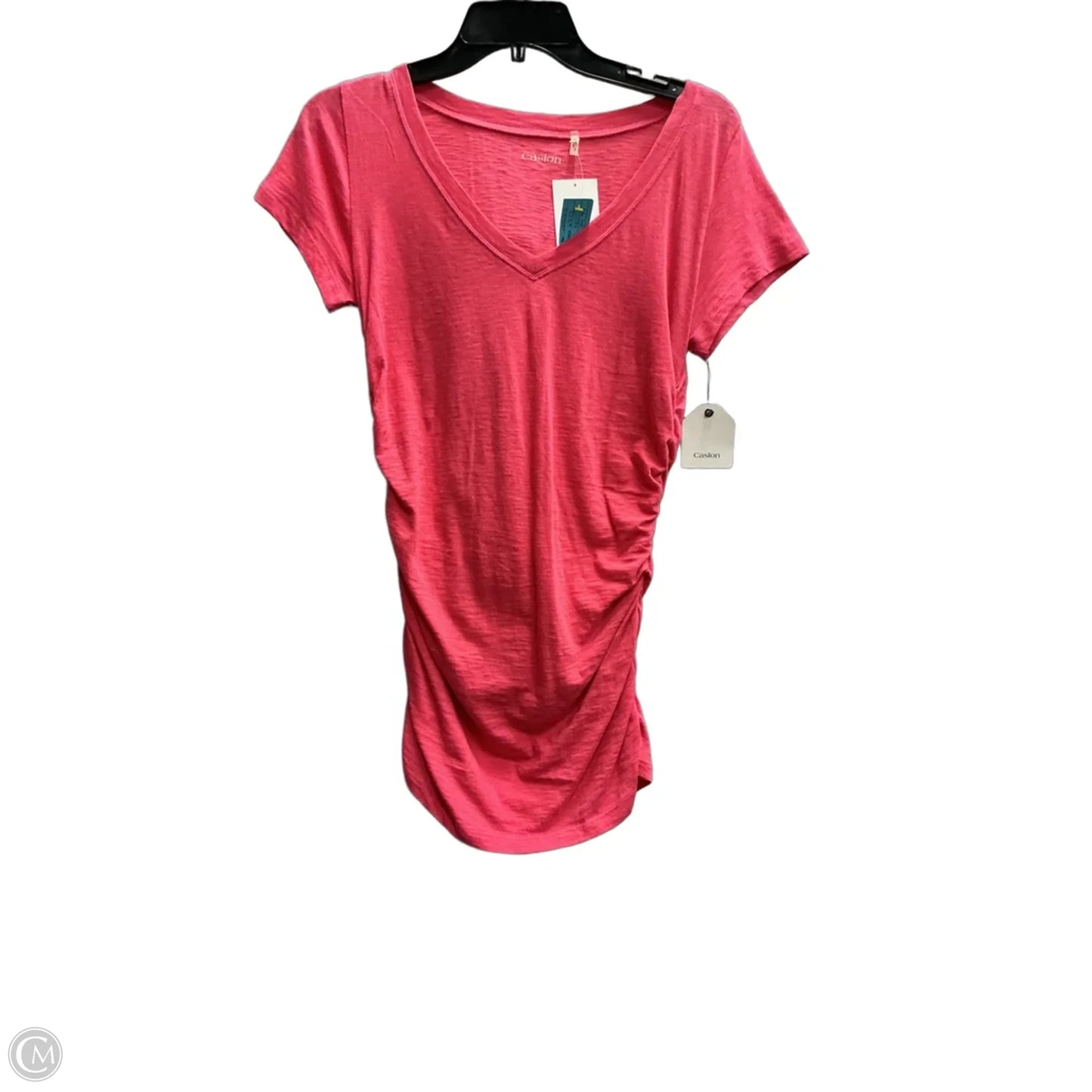 Top Short Sleeve By Nordstrom In Pink, Size: M