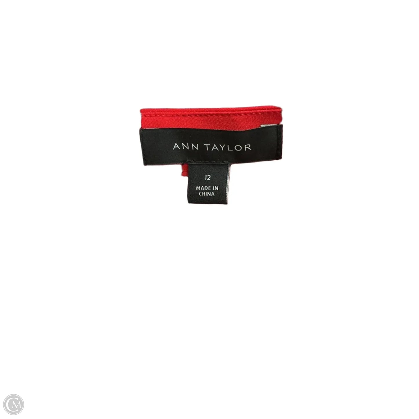 Skirt Midi By Ann Taylor In Red, Size: 12
