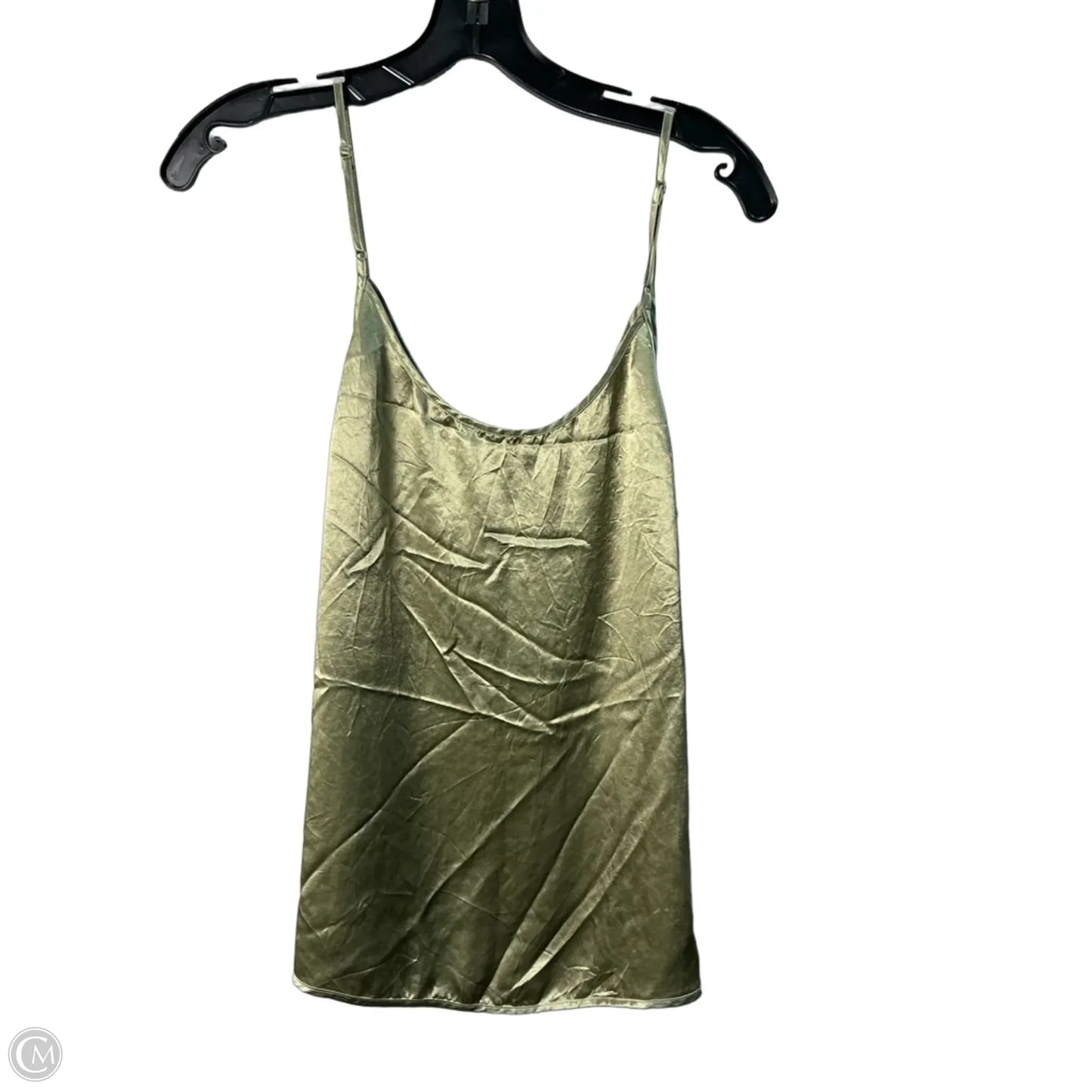 Top Sleeveless By Babaton In Green, Size: M