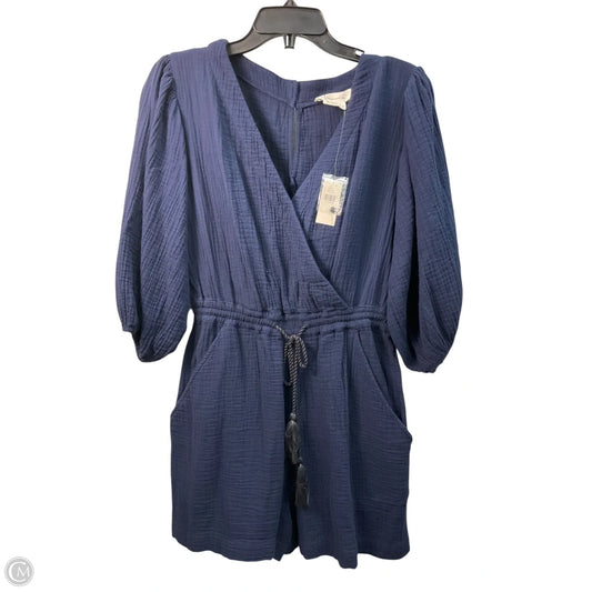 Romper By Anthropologie In Blue, Size: Xs