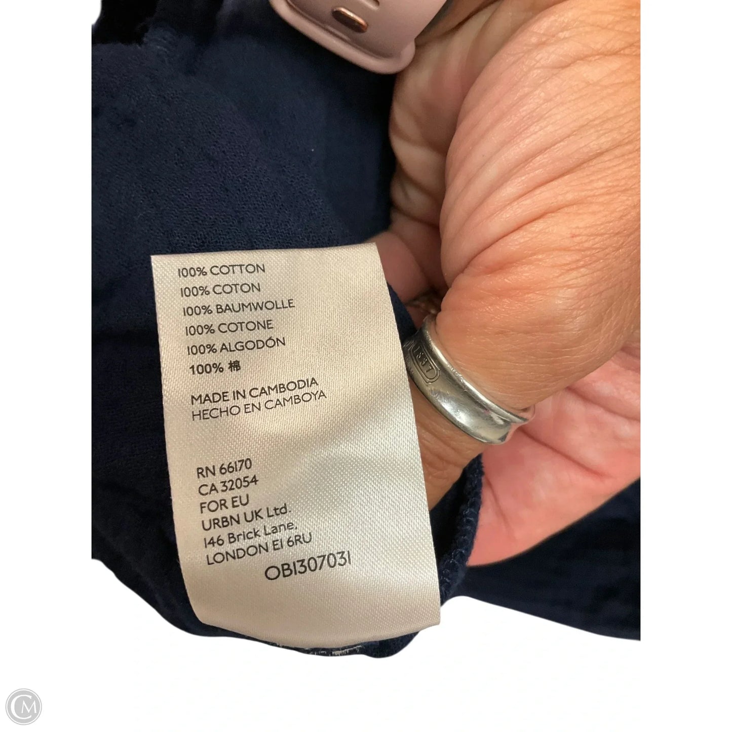 Romper By Anthropologie In Blue, Size: Xs