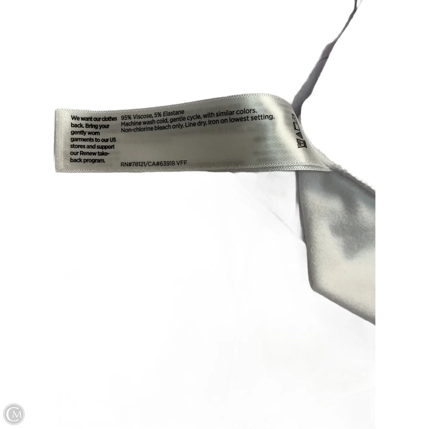 Top Short Sleeve Basic By Eileen Fisher In White, Size: Xl