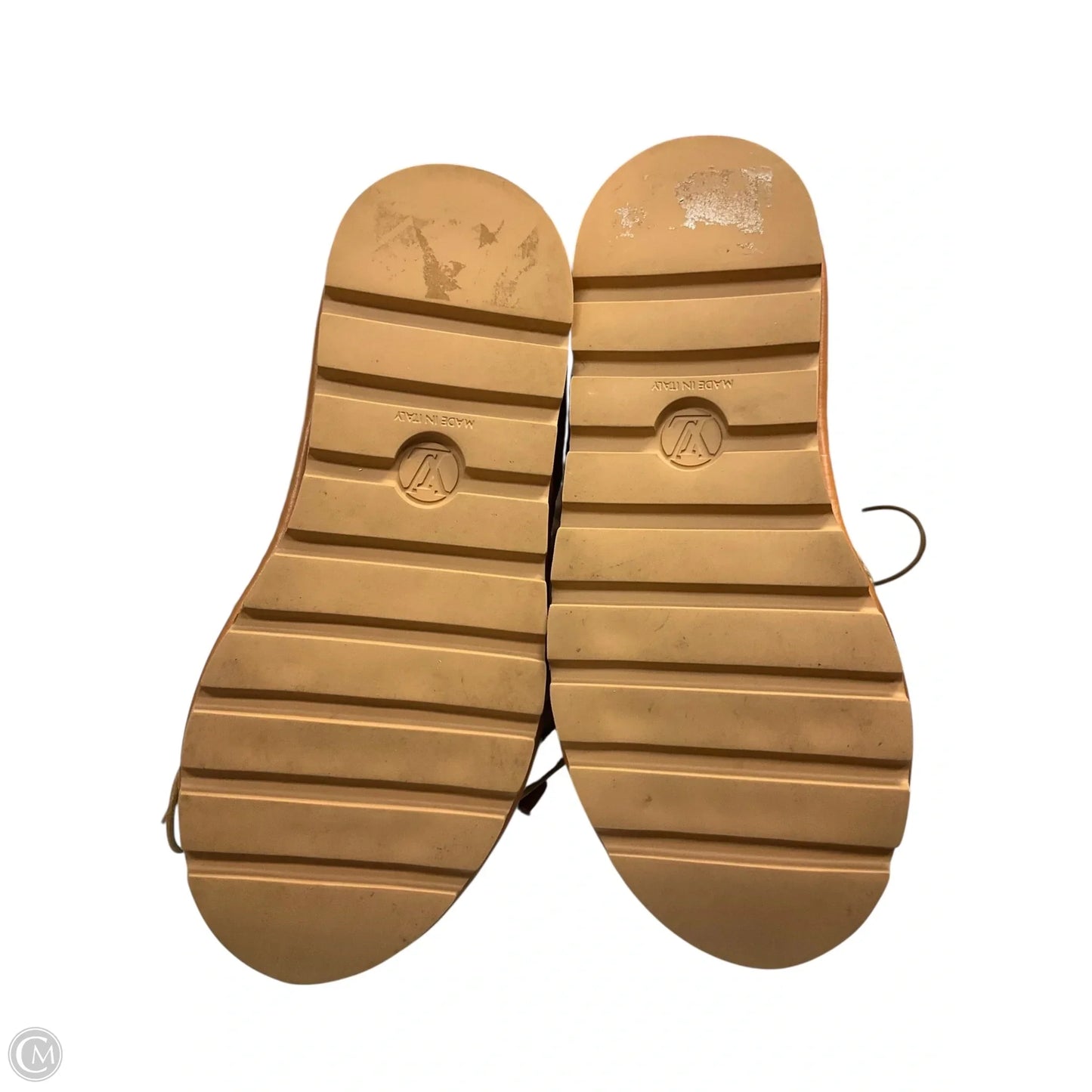 Boots Luxury Designer By Louis Vuitton In Brown, Size: 9