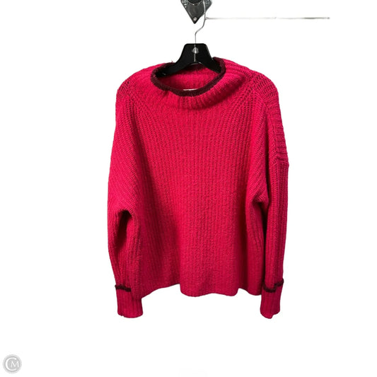 Sweater By Maeve In Pink, Size: L