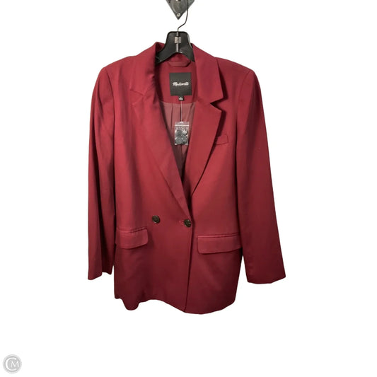 Blazer By Madewell In Red, Size: S