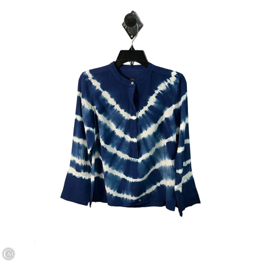 Top Long Sleeve By J. Crew In Blue, Size: Xs