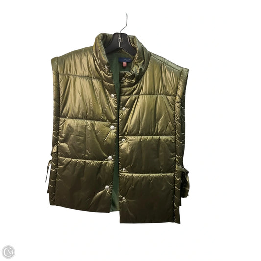 Vest Puffer & Quilted By Pilcro In Green, Size: Osfm