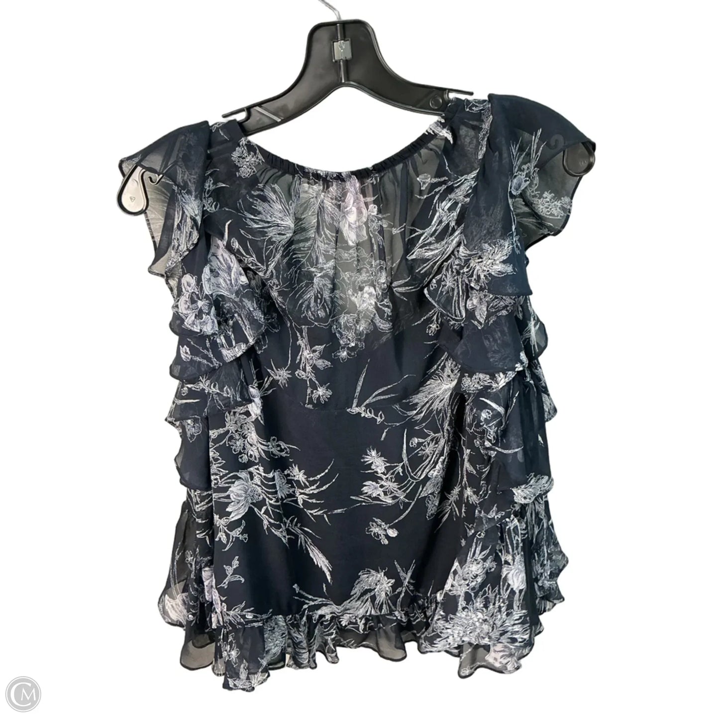 Top Sleeveless By Cinq A Sept In Blue, Size: L