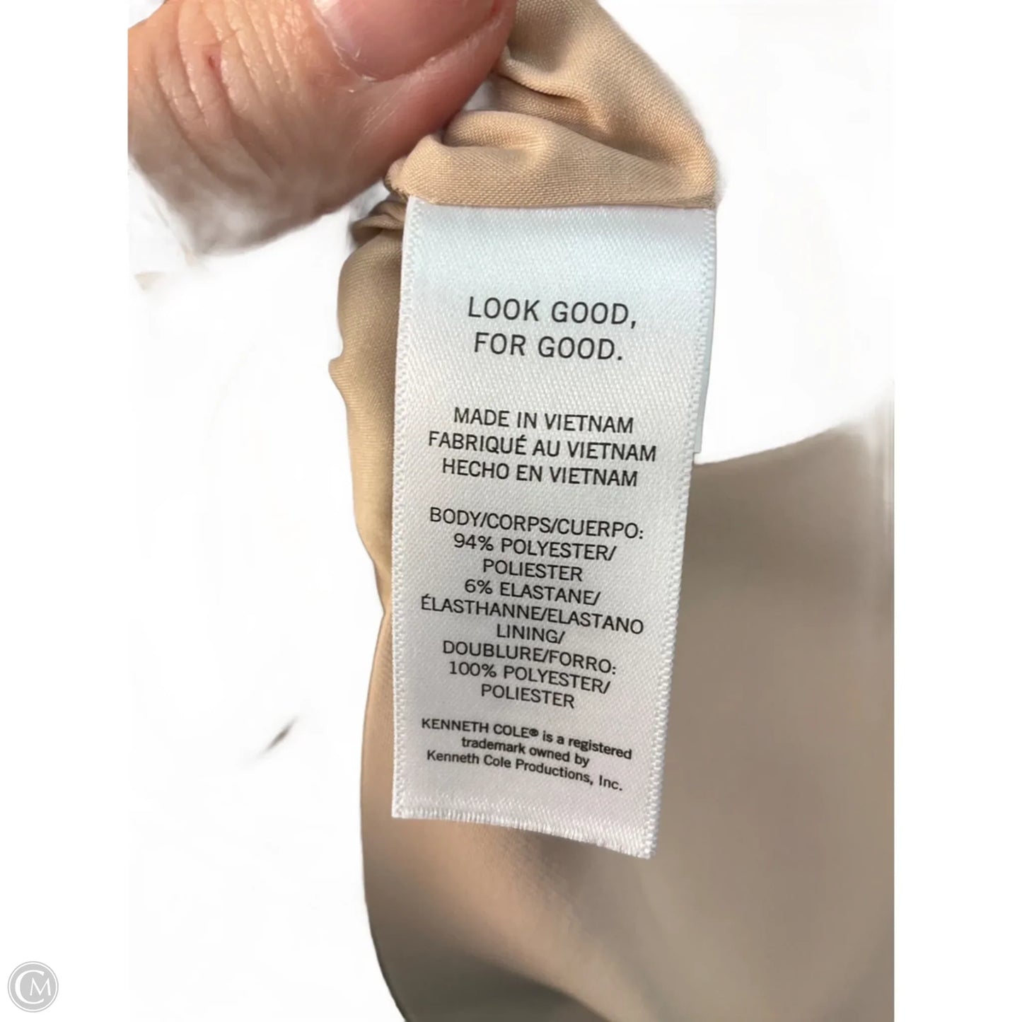 Blazer By Kenneth Cole In Cream, Size: S