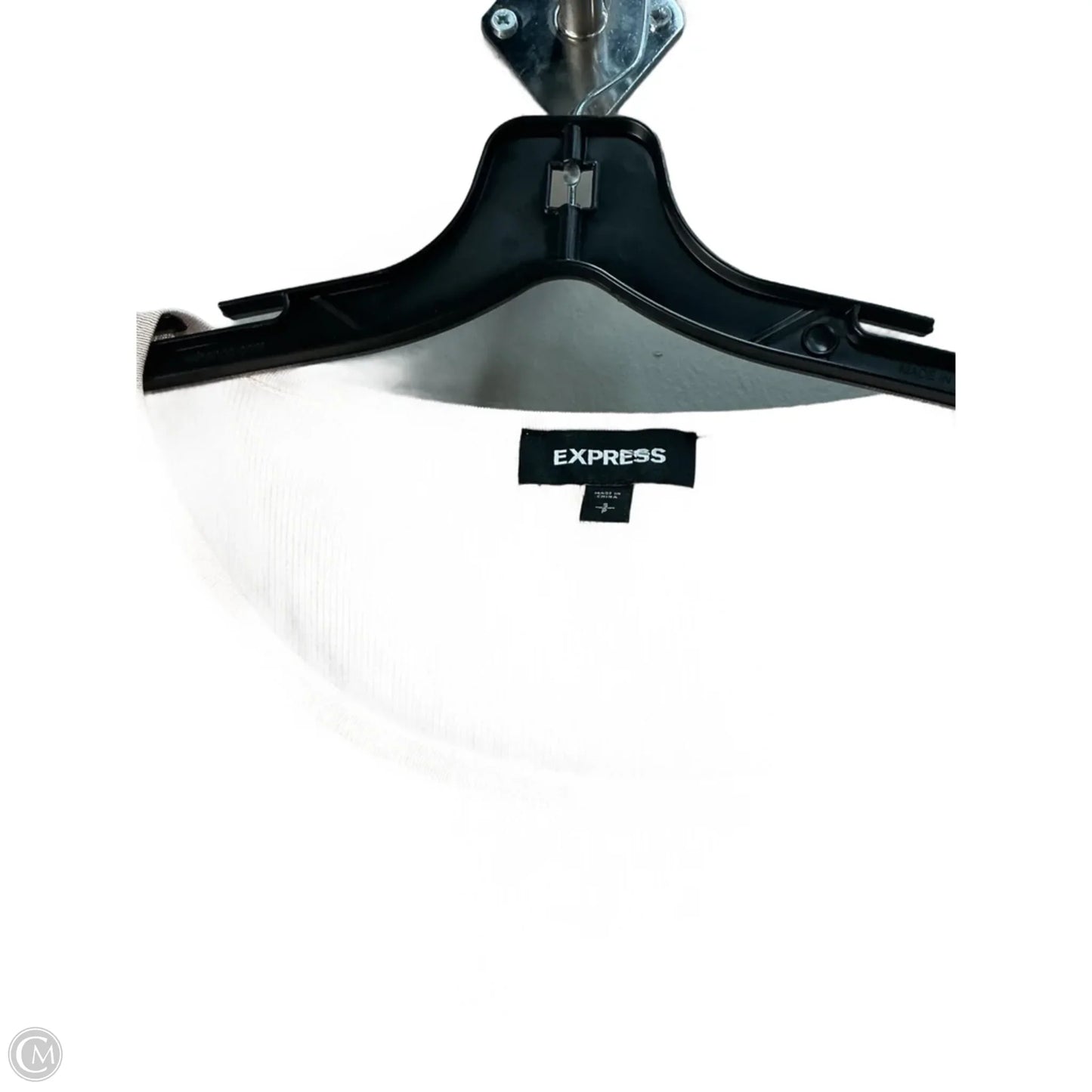 Top Short Sleeve By Express In Pink, Size: S