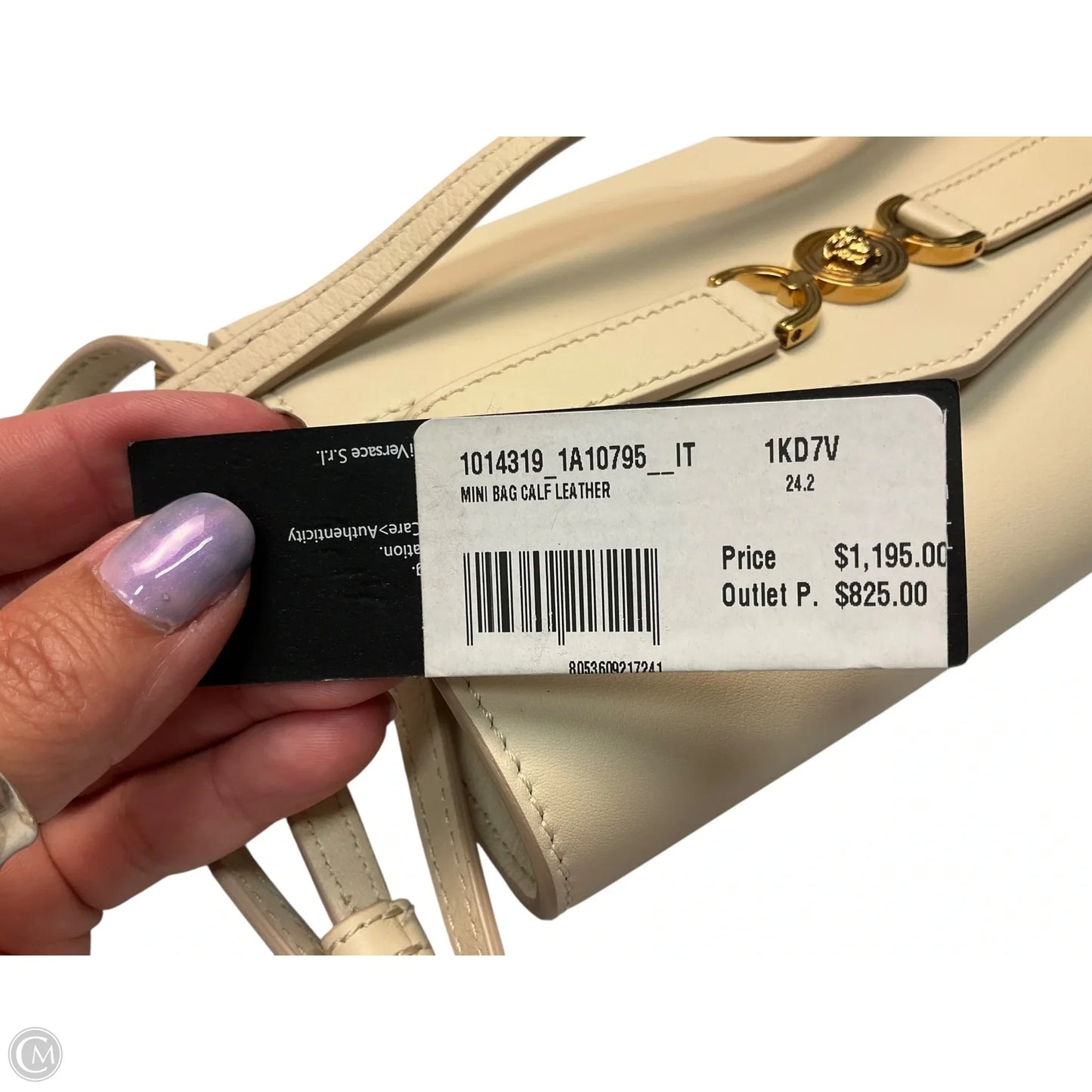 Crossbody Luxury Designer By Versace, Size: Small