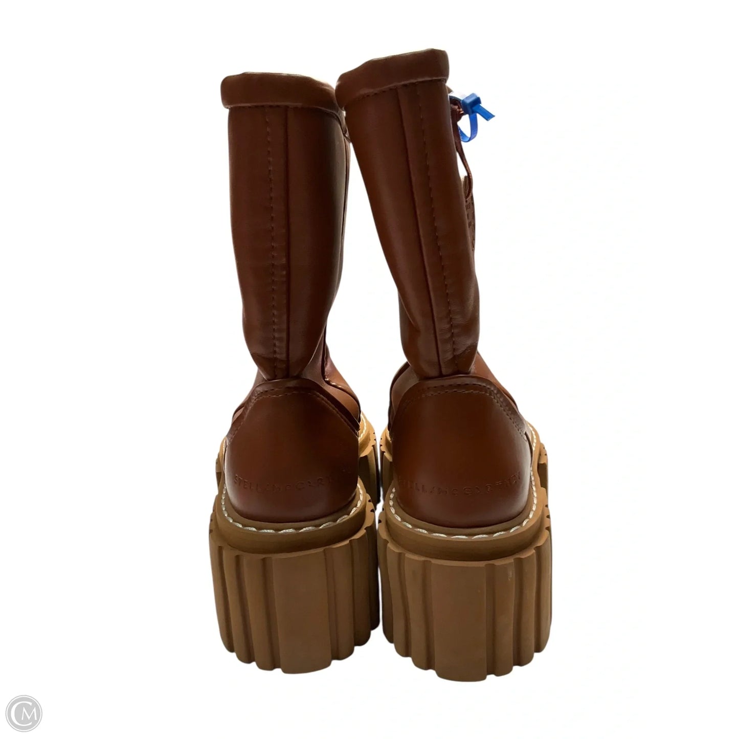 Boots Luxury Designer By Stella Mccartney In Brown, Size: 10
