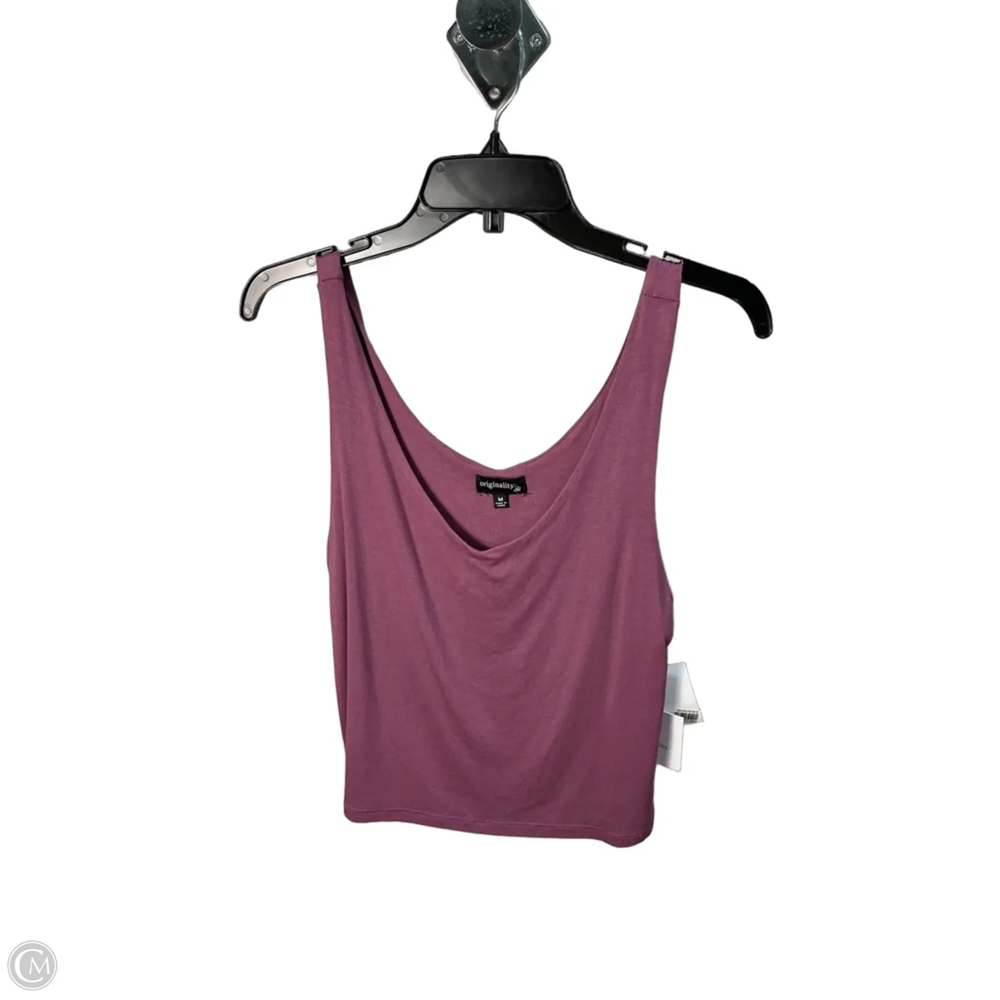 Top Sleeveless Basic By Originality In Purple, Size: M