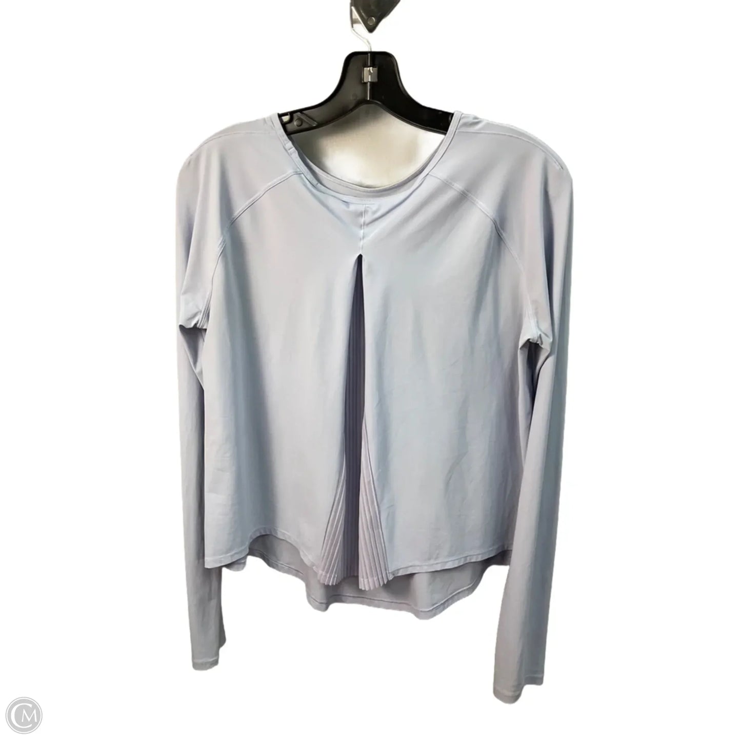 Athletic Top Long Sleeve Crewneck By Lululemon In Blue, Size: L