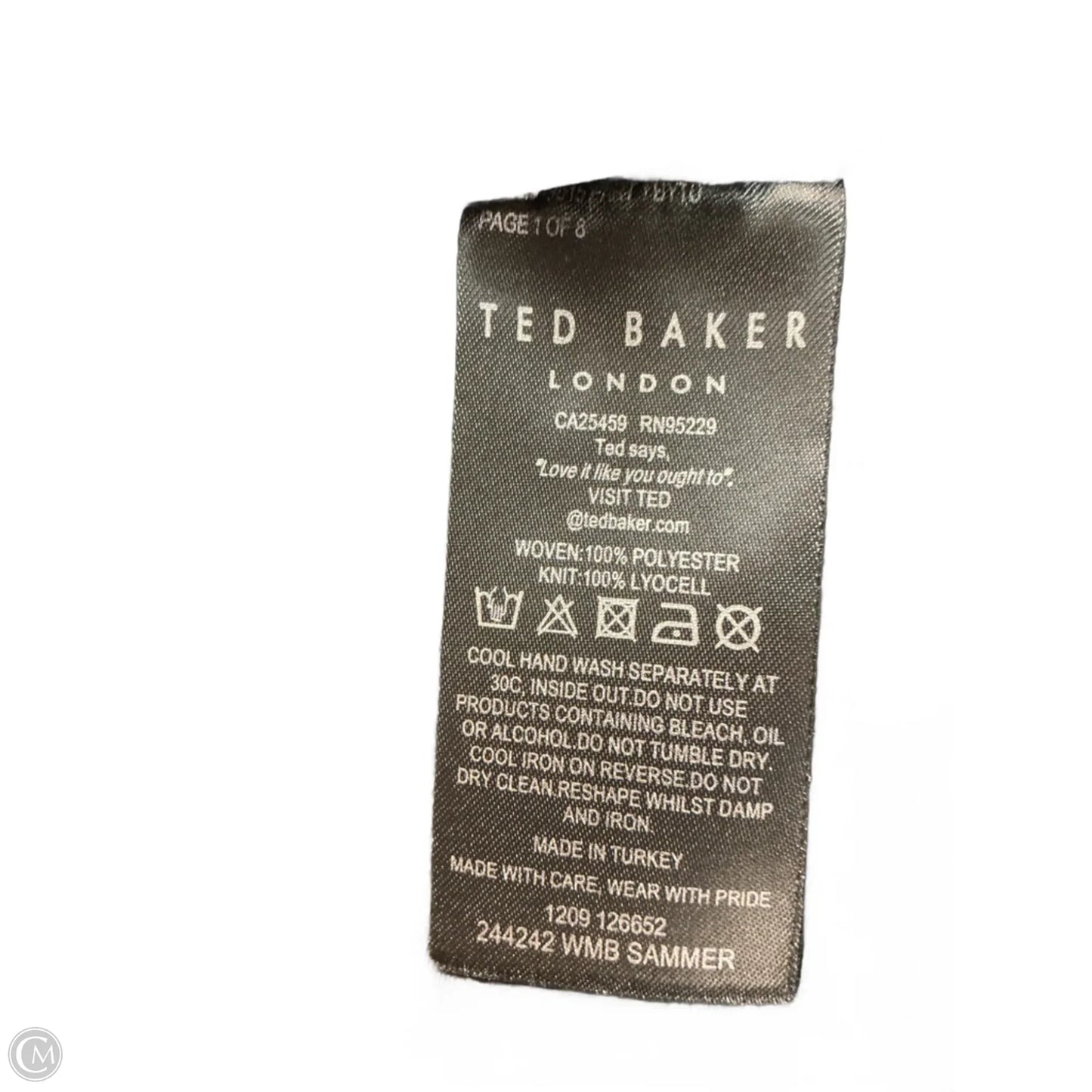 Top Sleeveless By Ted Baker In Black, Size: M