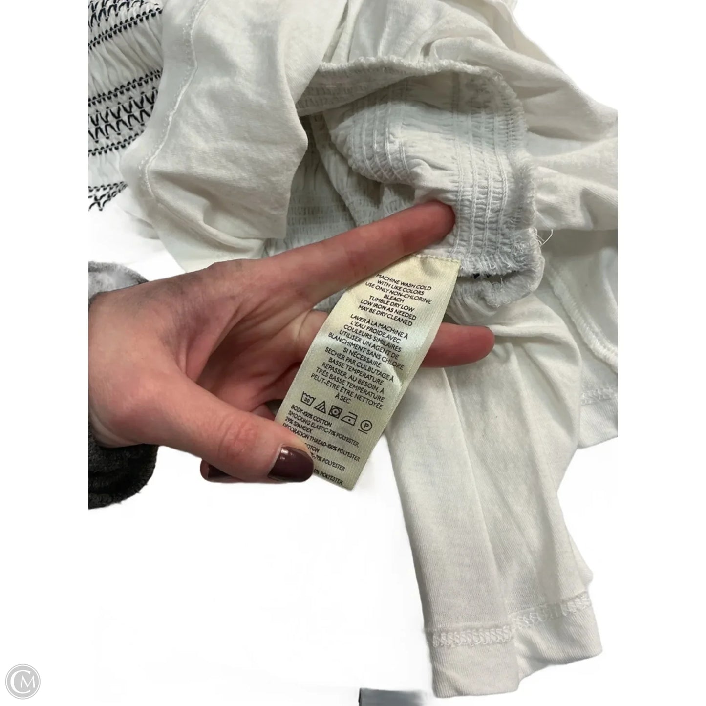 Top Sleeveless By Maeve In White, Size: M