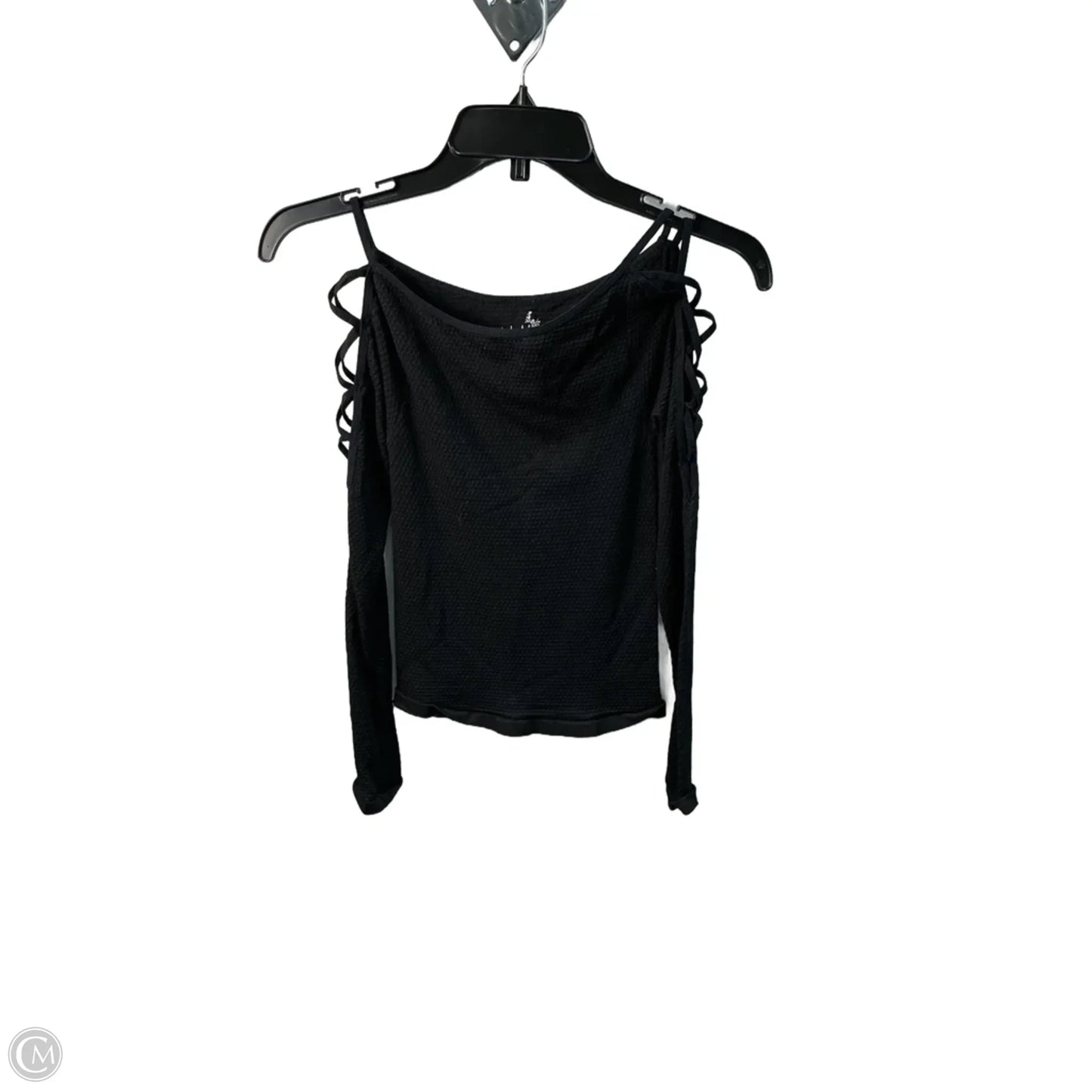 Top Long Sleeve By Free People In Black, Size: Xs