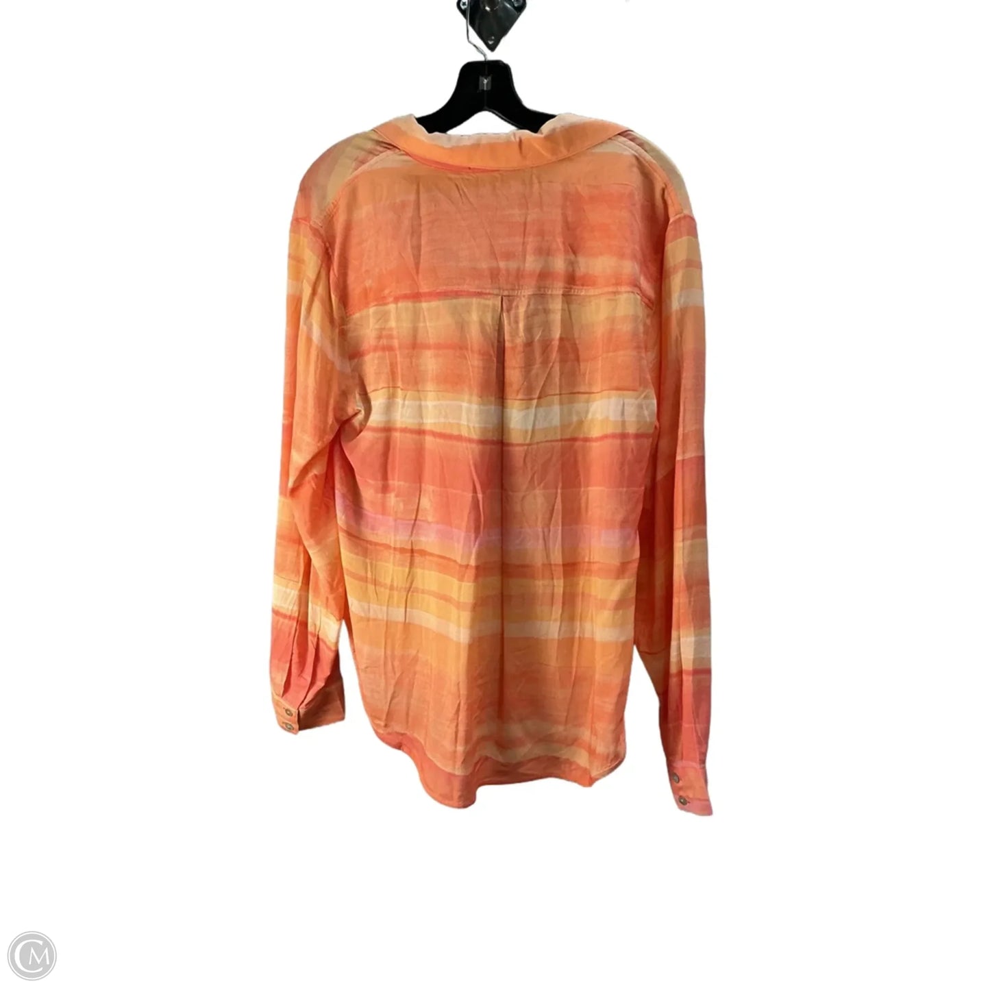 Top Long Sleeve By Cloth & Stone In Orange, Size: Xl