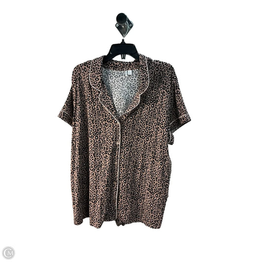 Pajamas 2pc By Nordstrom In Animal Print, Size: Xl