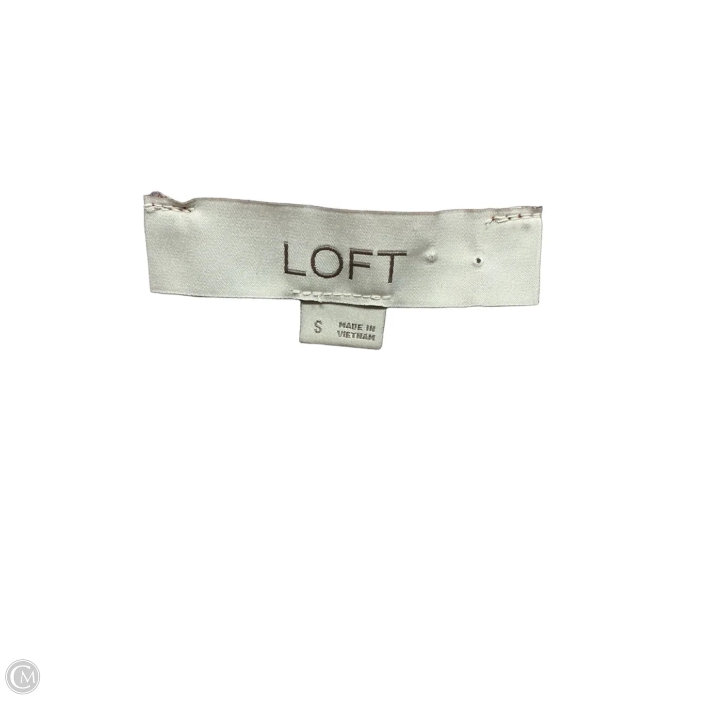 Top Short Sleeve By Loft In Orange, Size: S