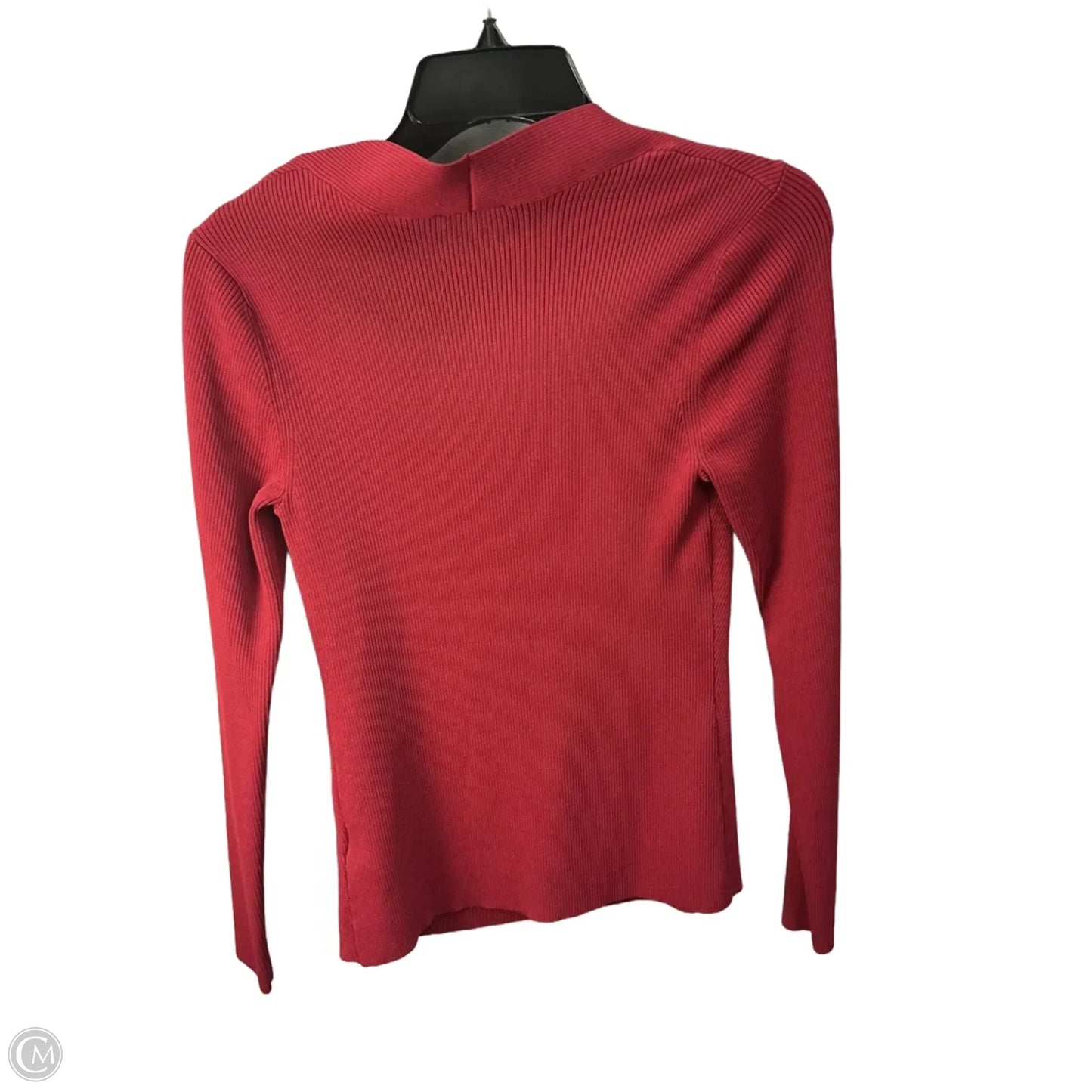 Top Long Sleeve Designer By Ted Baker In Red, Size: L