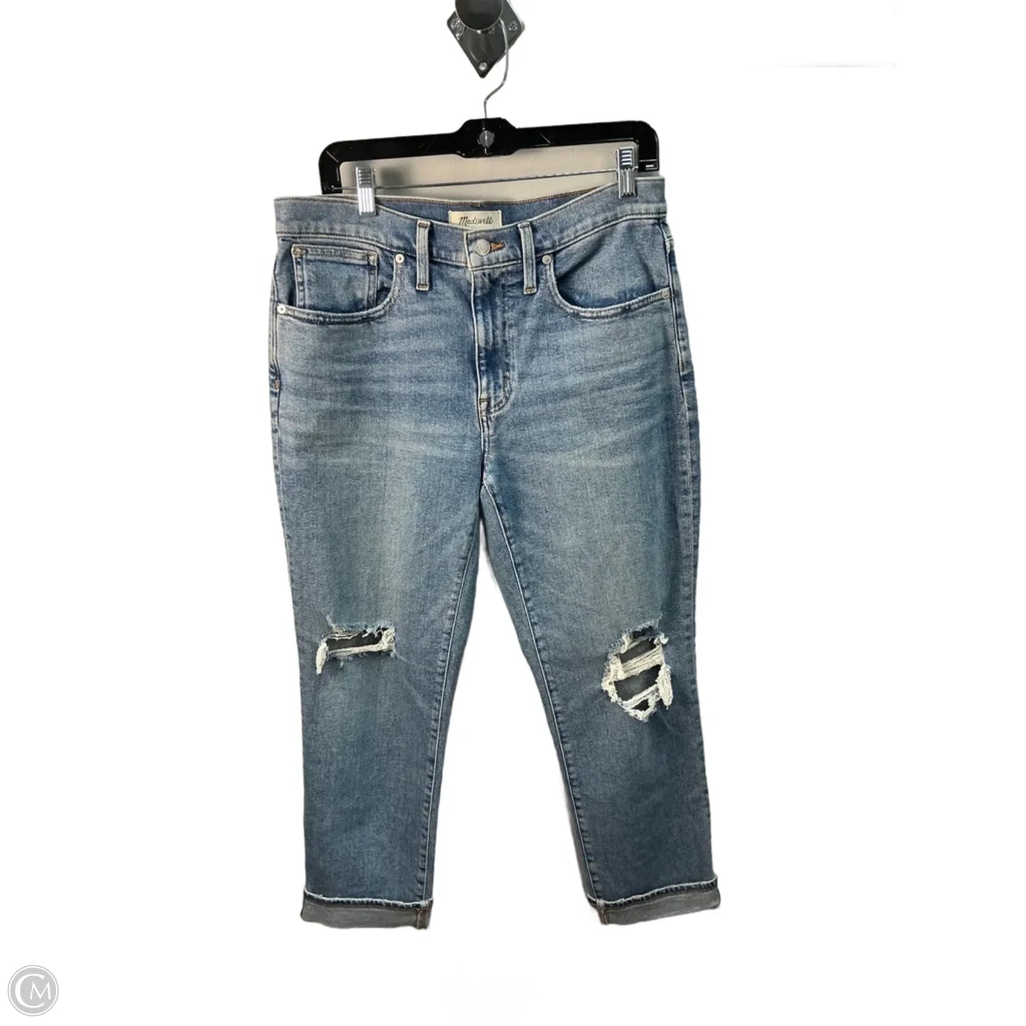 Jeans Straight By Madewell In Blue, Size: 6