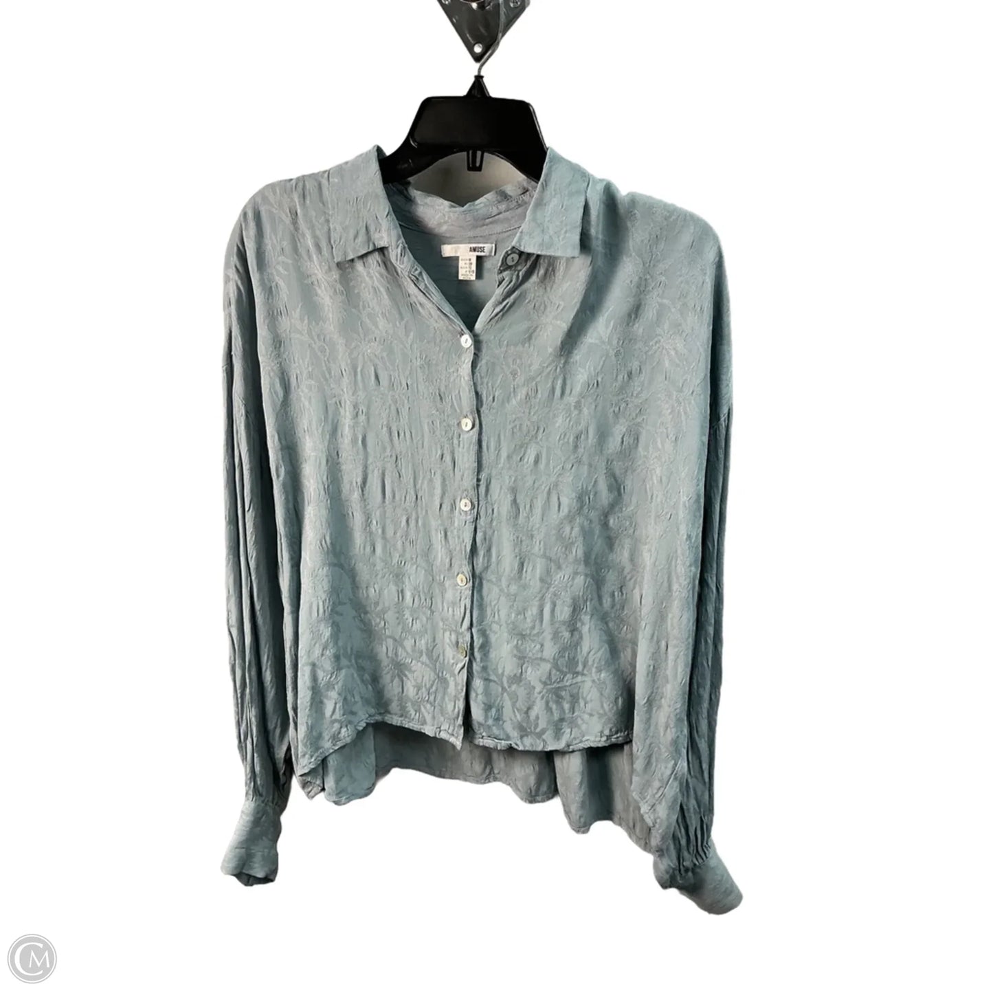 Top Long Sleeve By Clothes Mentor In Blue, Size: M