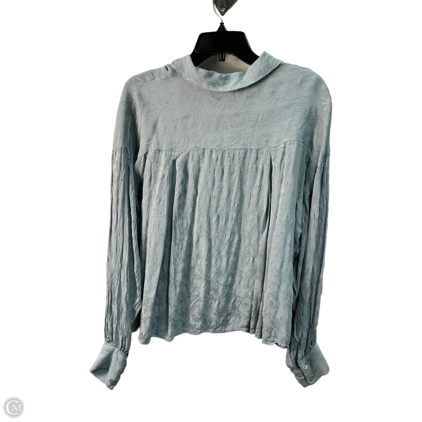 Top Long Sleeve By Clothes Mentor In Blue, Size: M