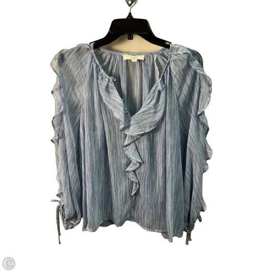 Top Long Sleeve By Loft In Blue, Size: S