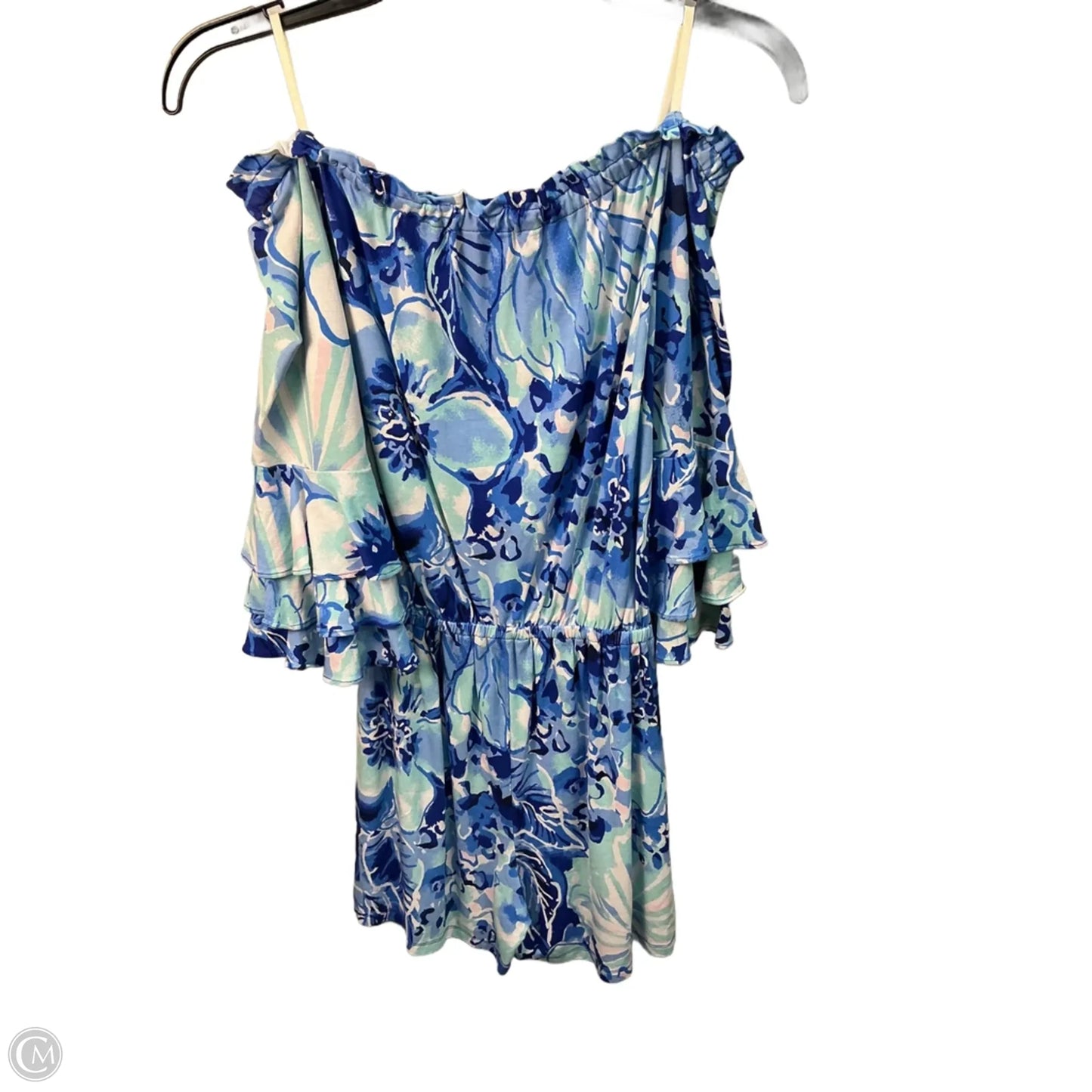 Romper Designer By Lilly Pulitzer In Blue, Size: Xs