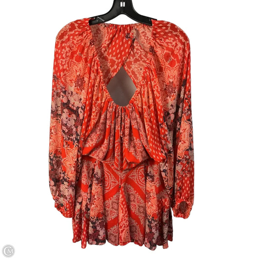 Dress Casual Midi By Free People In Red, Size: L